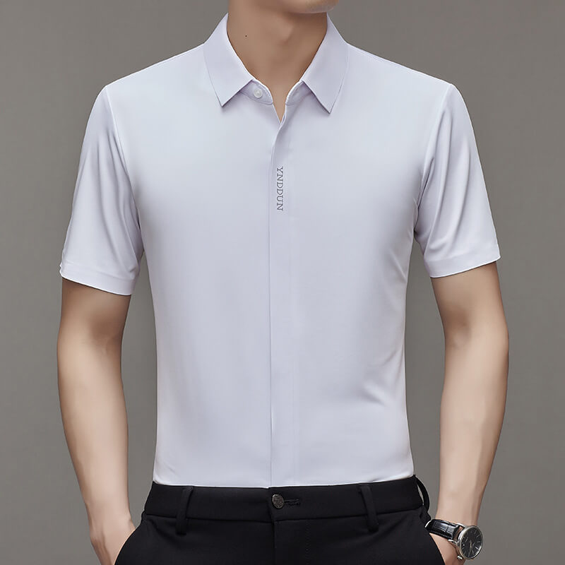 🔥New Arrivals🔥Men's Ice Silk Quick-drying Business Shirt