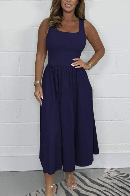 💝Limited Hot Sale 53% Off💝Women's Flared T Shirt Midi Dress