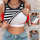 🔥LAST DAY SPECIAL PRICE: ￡9.97!!🔥Ribbed Stretchy Tank Top with Shelf Bra