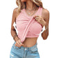 🔥LAST DAY SPECIAL PRICE: ￡9.97!!🔥Ribbed Stretchy Tank Top with Shelf Bra