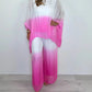 🔥Summer Hot Sale-49% Off💕Silk Mix Dip Dye Floaty Flowy Top & Trouser Set