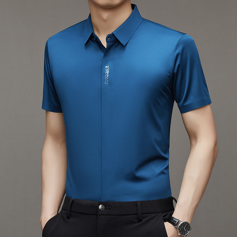 🔥New Arrivals🔥Men's Ice Silk Quick-drying Business Shirt