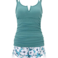 🏖️Summer Cool Deal🏝️TUMMY CONTROL TWO-PIECE TANKINI SET