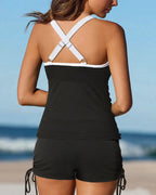🏖️Summer Cool Deal🏝️TUMMY CONTROL TWO-PIECE TANKINI SET