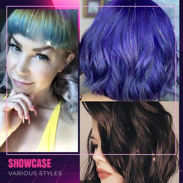 ❄️ Summer Specials Half Price - Glitter Satin Hair Accessories ✨