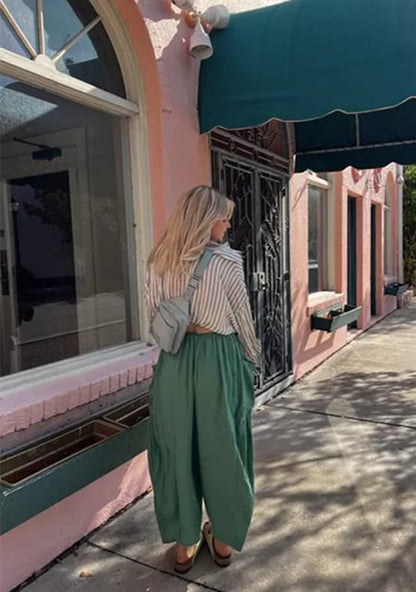 🔥LAST DAY SALE 49% OFF👖Women's Linen Casual Wide Leg Pants
