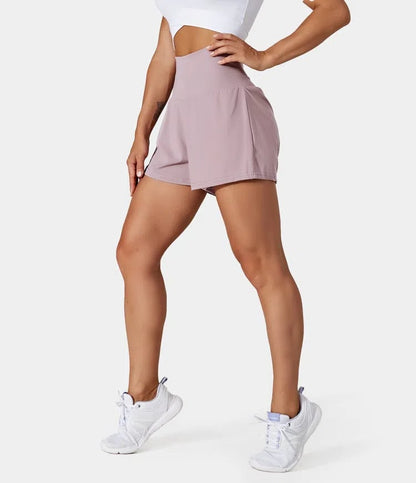 ✨️2025 Hot Sale 60% OFF🥰High Waisted 2-in-1 Yoga Shorts & Side Pockets