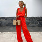 ✨Summer Style Alert🌸Women's Sleeveless Wide Leg Jumpsuit - Effortless Elegance!