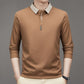 🔥2025 NEW SALES - 50% OFF🔥Men's Business Casual Solid Color Lapel Base T-shirt
