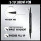 💖Buy 1 Get 1 Free 💖2-in-1 4D Eyebrow Pencil (Natural Brow Makeup and Eyelash Line)