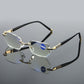 ✨👓2024 New Sapphire high hardness anti blue light intelligent dual focus reading glasses