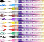 ⏳Limitiertes Sonderangebot⏰Set mit 12 Nail Art Stiften🎨