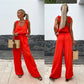 ✨Summer Style Alert🌸Women's Sleeveless Wide Leg Jumpsuit - Effortless Elegance!