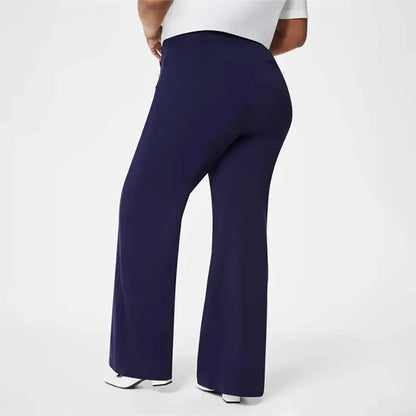 🔥 Mother's Day Special Price £14.99!!🎁-High Stretch Tummy Control Button Wide Leg Pants