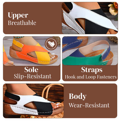 🔥Big price reduction🔥 - Women's Ultra Comfortable Slope Heel Orthopaedic Sandals