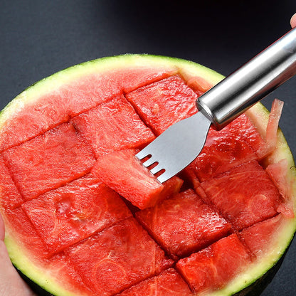 🍉 Koop 1, krijg 3 gratis -✨2-in-1 Fruitsnijder &amp; Vork – Voor snel en gemakkelijk fruit serveren!🍓