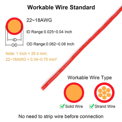 🔧Double-wire Plug-in Connector With Locking Buckle