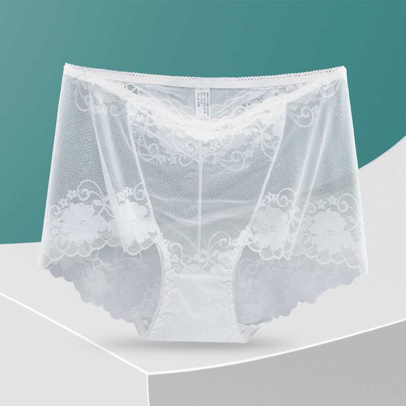 🔥Hot Sale🔥Ladies Silk Lace Handmade Panties