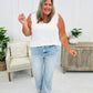 ⏰LIMITED DAYS 50% OFF💥High Rise Vintage Wash Tummy Control Top Straight Leg Jeans