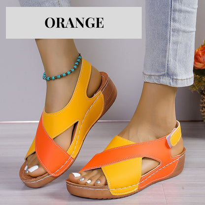 🔥Big price reduction🔥 - Women's Ultra Comfortable Slope Heel Orthopaedic Sandals