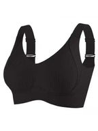 🎁Buy 1 Get 2 Free💕Women's Ribbed Push Up Adjustable Wireless Bra