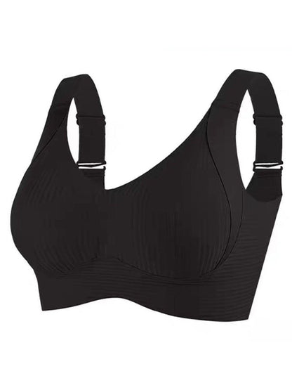 🎁Buy 1 Get 2 Free💕Women's Ribbed Push Up Adjustable Wireless Bra