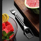 🍉 Buy 1 Get 3 Free -✨2-in-1 Fruit Cutter & Fork – For Quick and Easy Fruit Serving!🍓