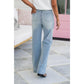 ⏰LIMITED DAYS 50% OFF💥High Rise Vintage Wash Tummy Control Top Straight Leg Jeans
