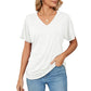 💕Mother's Day Promotion- UP TO 49% OFF🌷V-Neck Solid Color Loose Ladies Tops