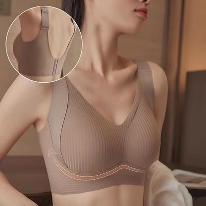 🎁Buy 1 Get 2 Free💕Women's Ribbed Push Up Adjustable Wireless Bra