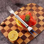 🍉 Buy 1 Get 3 Free -✨2-in-1 Fruit Cutter & Fork – For Quick and Easy Fruit Serving!🍓