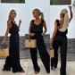 ✨Summer Style Alert🌸Women's Sleeveless Wide Leg Jumpsuit - Effortless Elegance!