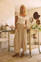 🔥LAST DAY SALE 49% OFF👖Women's Linen Casual Wide Leg Pants