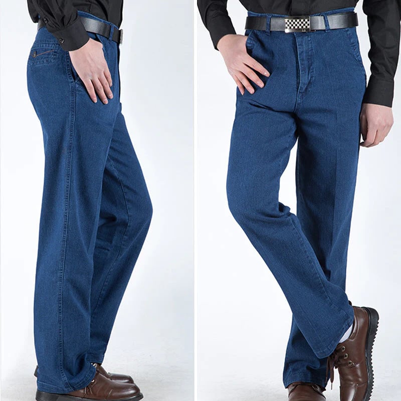 🔥Big Sale 57% OFF🔥Men's High Waist Straight Cut Jeans
