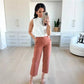 👖2025 HOT SALE 50% OFF💷Stretch Twill Cropped Wide Leg Pants