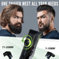 🔥LIMITED SALE 50% OFF🔥Waterproof Vacuum Beard Trimmer with 20 Shaving Length Settings