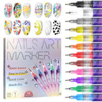 ⏳Limitiertes Sonderangebot⏰Set mit 12 Nail Art Stiften🎨