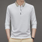 🔥2025 NEW SALES - 50% OFF🔥Men's Business Casual Solid Color Lapel Base T-shirt