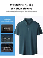 🔥New Arrivals🔥Men's Ice Silk Quick-drying Business Shirt