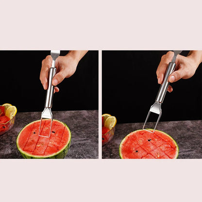 🍉 Koop 1, krijg 3 gratis -✨2-in-1 Fruitsnijder &amp; Vork – Voor snel en gemakkelijk fruit serveren!🍓