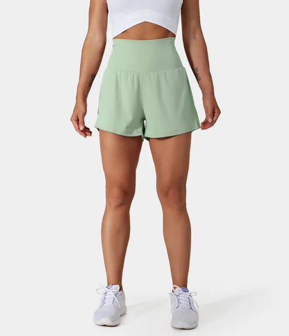 ✨️2025 Hot Sale 60% OFF🥰High Waisted 2-in-1 Yoga Shorts & Side Pockets