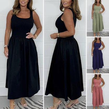 💝Limited Hot Sale 50% Off💝Women's Flared T Shirt Midi Dress