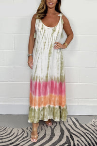 🔥Summer Sale 50% OFF💝Tye Dye Maxi Dress👍Handmade