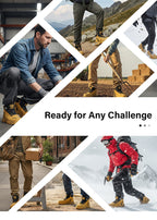 Herren-Outdoor-Arbeitsschuhe mit drehbarem Schnallverschluss 🔄👞 – Wasserdicht 💦, rutschhemmend 🚶‍♂️, bequem, atmungsaktiv 🌬️