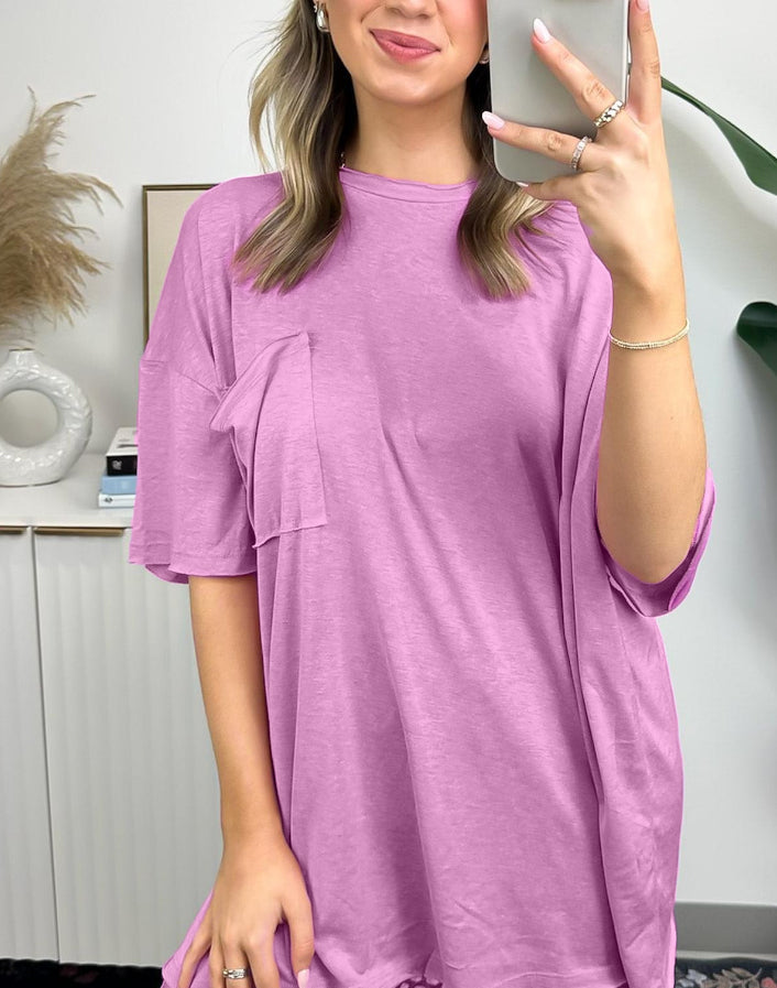 🌸Summer Specials🌸Women's Raw Edge Boxy Tee
