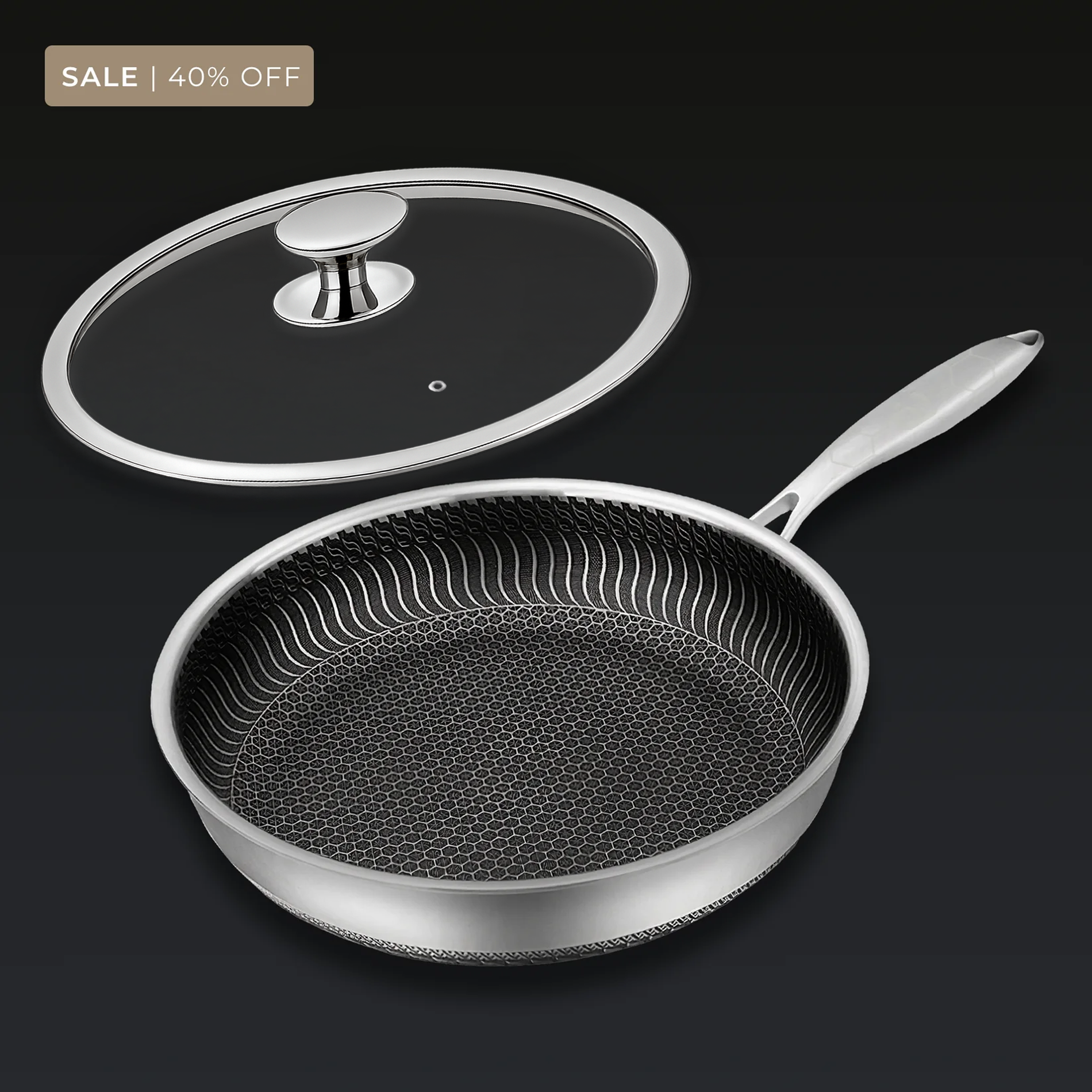 🍳2025 Hot ✨- Premium Non-Stick Pan with Lid