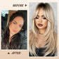🎁Limited-time gift🎁Wig long hair Layered bangs wigs