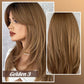 🎁Limited-time gift🎁Wig long hair Layered bangs wigs