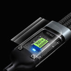 📱Transparentes, leuchtendes 3-in-1-Datenkabel mit superschneller Aufladung