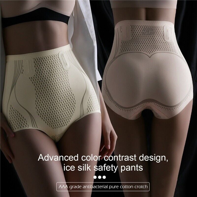 ⏳ Limited time 50% off! ✨Ice Silk Ion Fibre Repair Shaping Shorts, Tummy Control Underpants（The more you buy, the higher the discount）